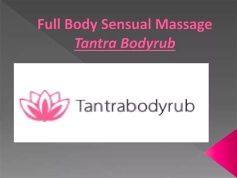 Full Body Sensual Massage Sexual massage Himberg